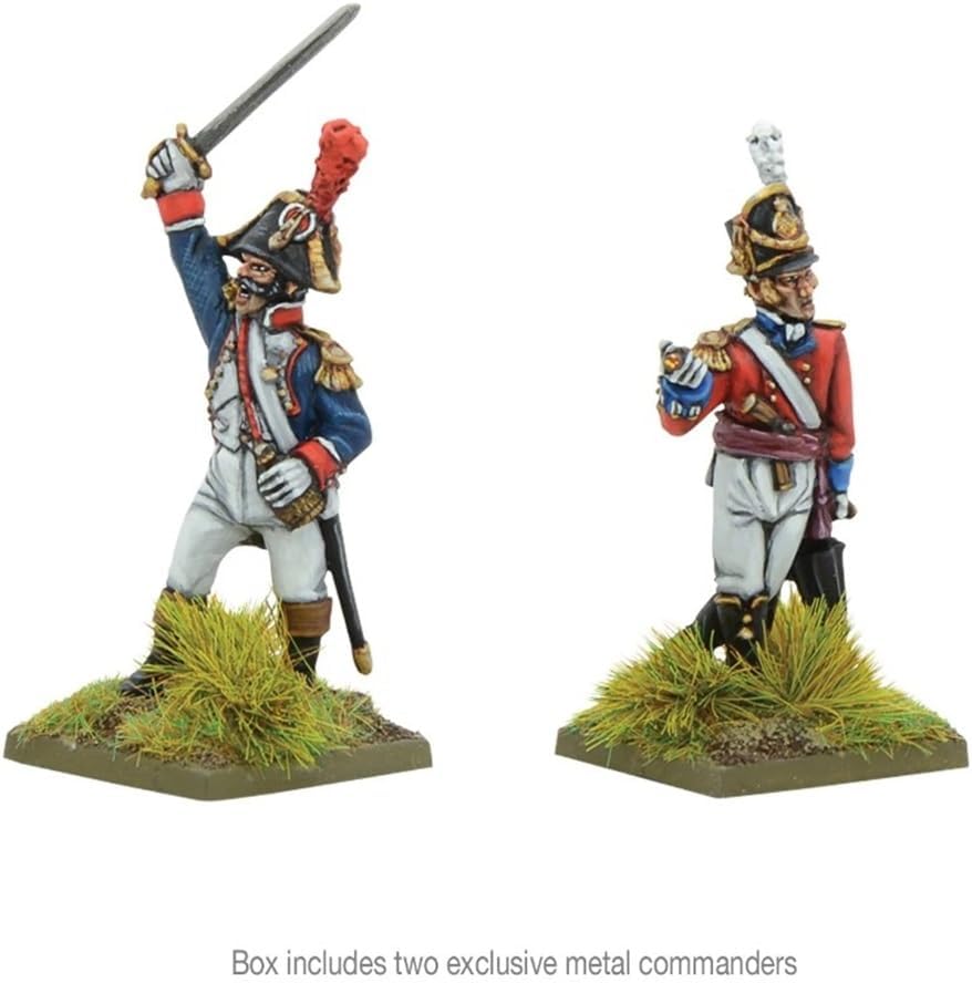 Warlord Games 301510002 Waterloo Second Edition Starter-Set Zubehör, unlackiert