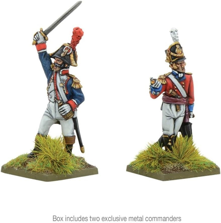 Warlord Games 301510002 Waterloo Second Edition Starter-Set Zubehör, unlackiert