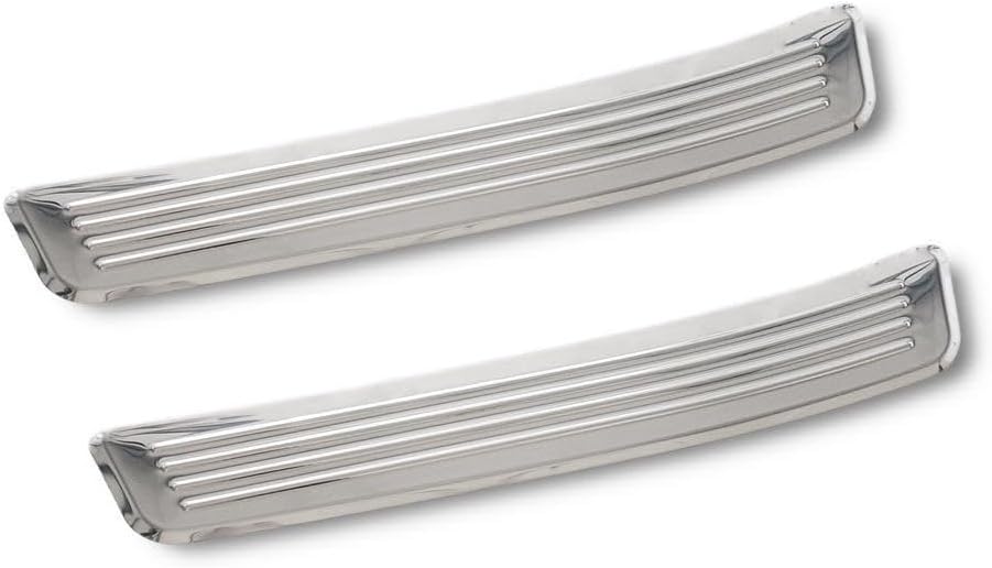Avisa INOX Door sill Protectors Compatible with Mercedes B-Class W247 2019-2-Pieces (Rear Doors)
