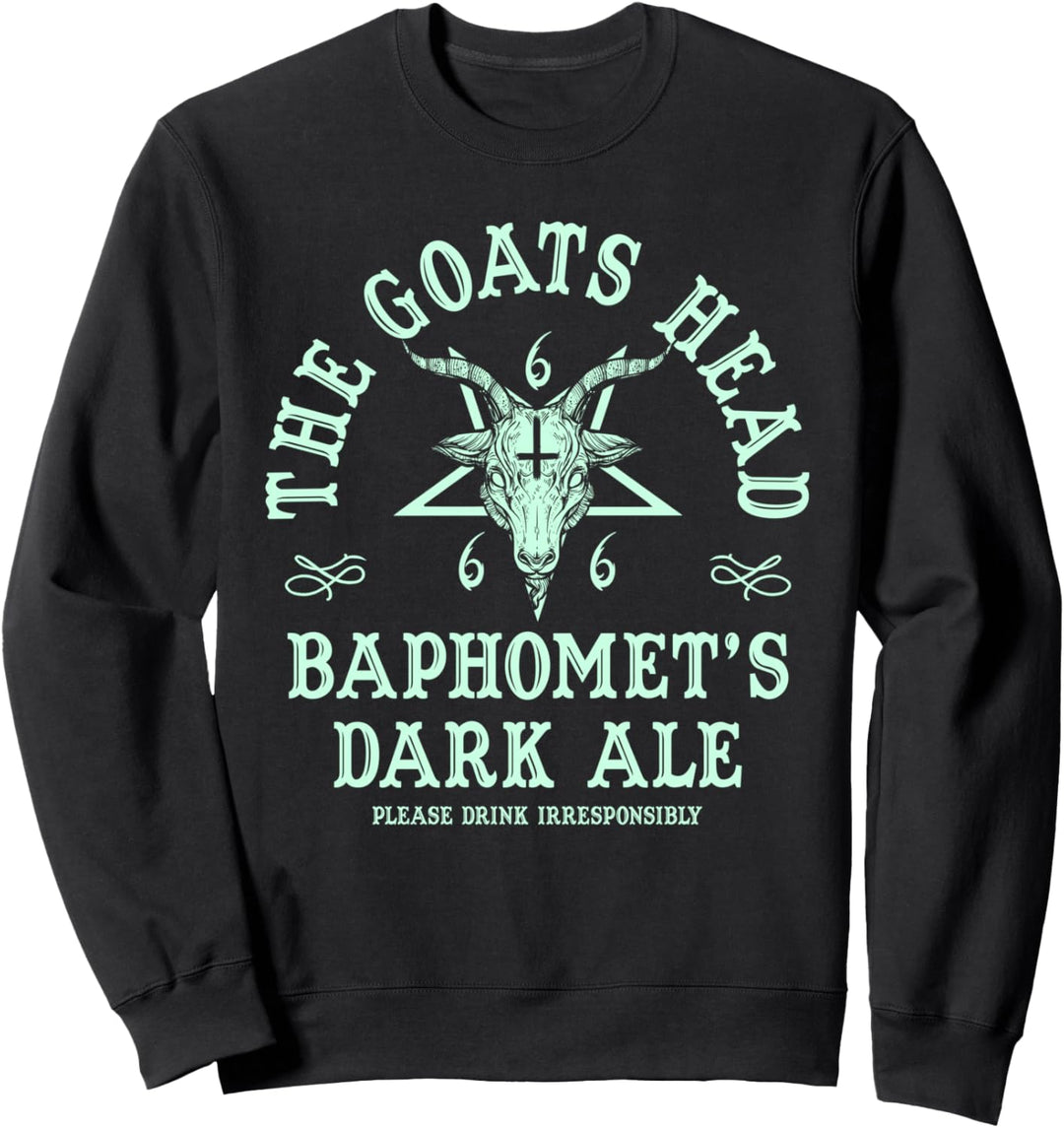 Satanisches okkultes Pentagramm Baphomet Sweatshirt
