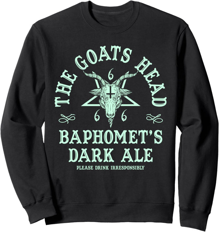 Satanisches okkultes Pentagramm Baphomet Sweatshirt