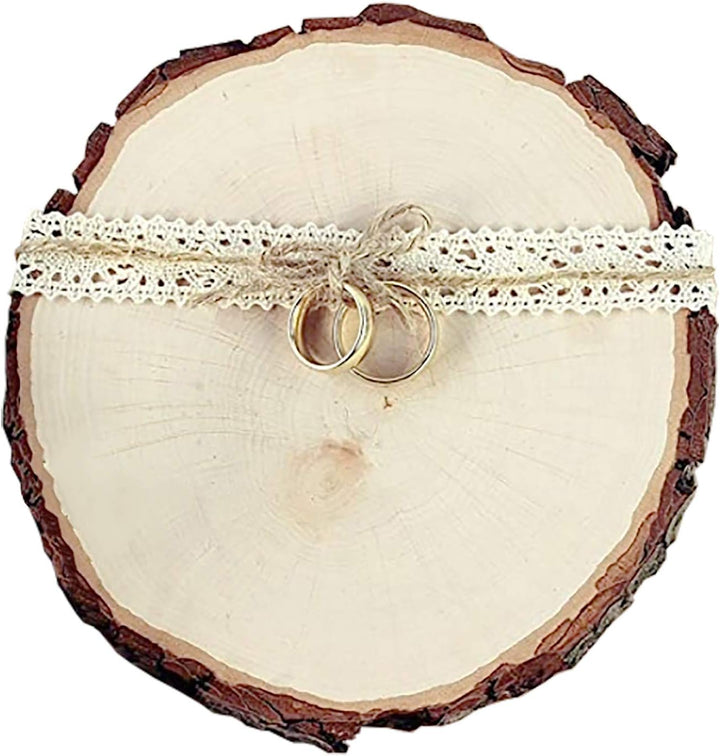 Chaks Extra grosser runder Holzring 3,5 cm natürlich flach Ø 32 – 36 cm