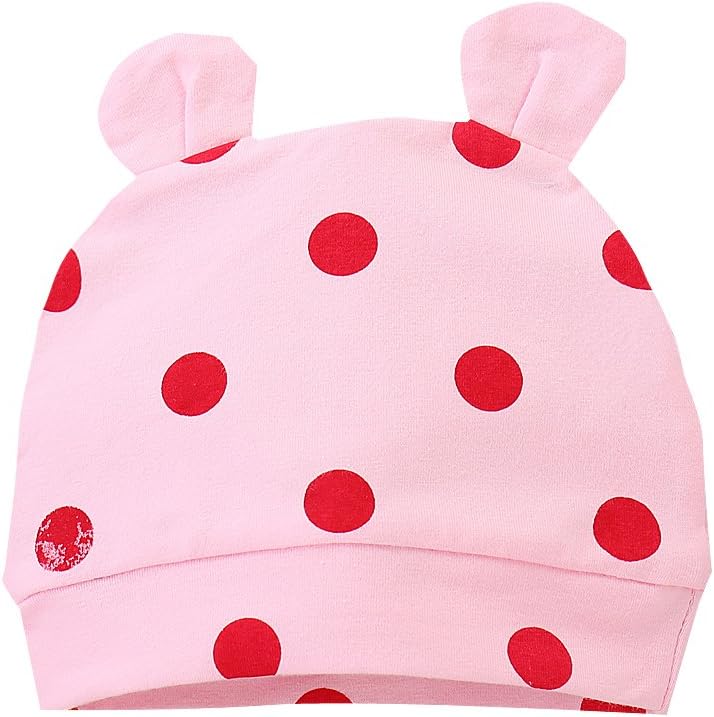 Neugeborene Baby Mädchen Kleidung Giraffe Strampler+Rosa Punkt Hose+ Hat 3Pcs Bekleidungssets 12–18