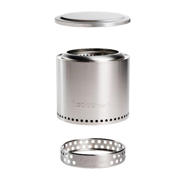 Solo Stove Feuerschale Ranger Essential Set 2.0 | Inkl. Feuerstelle, Standfuss, Deckel, Mobile Feuer