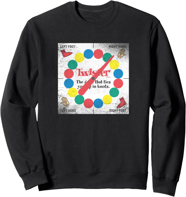 Twister Distressed Classic Game Board Sweatshirt