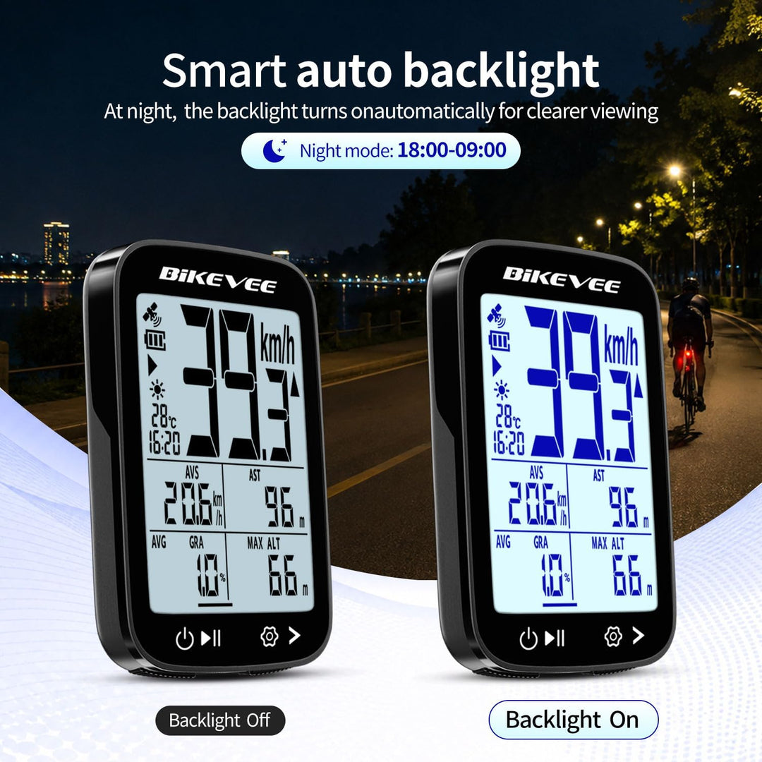 GPS Fahrradcomputer Kabellos Bluetooth App Fahrrad Tacho