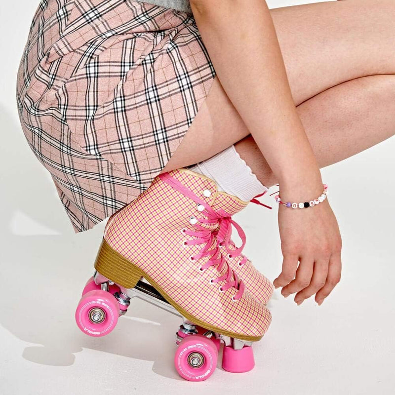 IMPALA Skate - Rollschuhe US 10 / EU 41 / UK 8 Pink Tartan, US 10 / EU 41 / UK 8 Pink Tartan