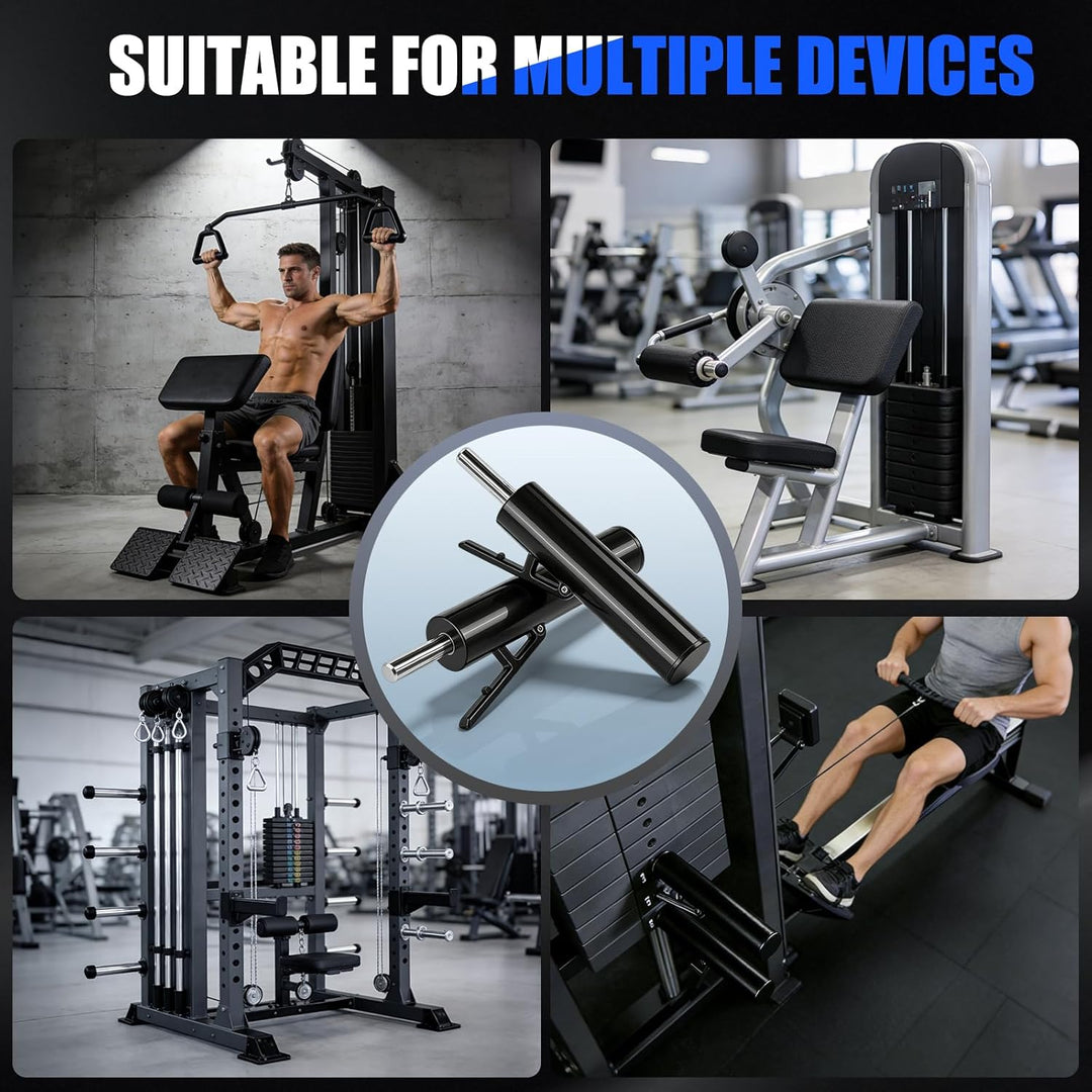 Gym Pin für Zusatzgewicht, 2 Stück Gewichtsstapelstift Ersatz Drop Set Stifte für Fitnessstudio Load