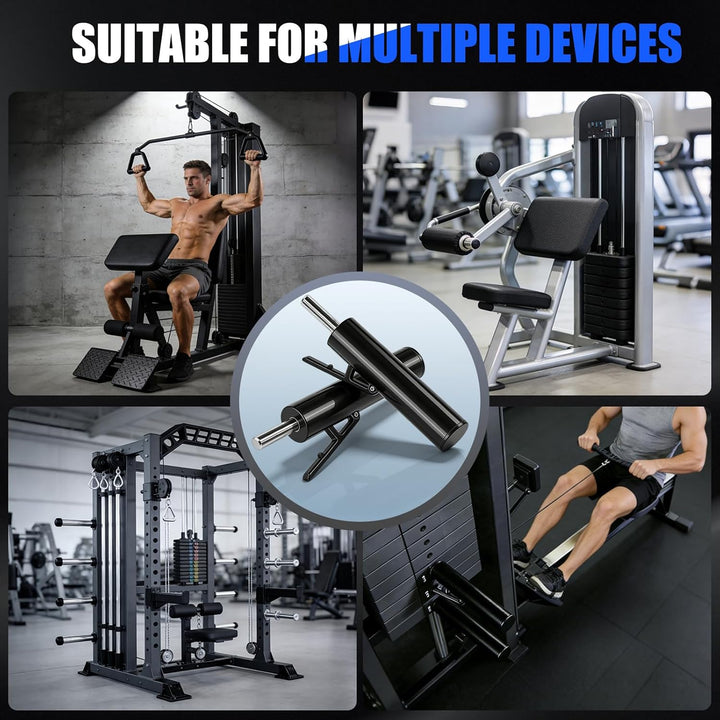 Gym Pin für Zusatzgewicht, 2 Stück Gewichtsstapelstift Ersatz Drop Set Stifte für Fitnessstudio Load