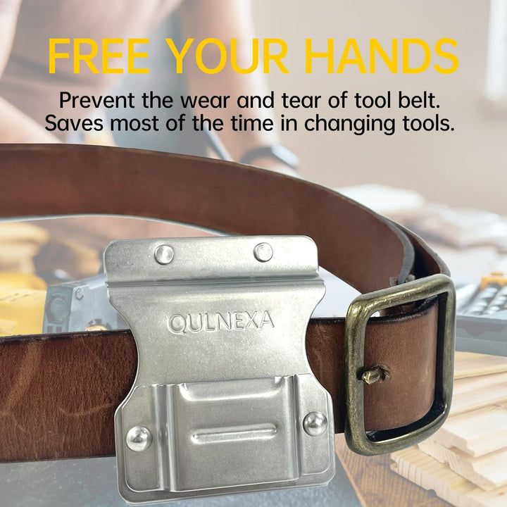 Clip On Tool Belt Drill Holder, Holster Tool Belt Clip for Tape Measure Holder Clip Holster Cordless