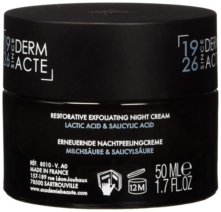 Academie Derm Acte femme/women, Restorative Exfoliating Night Cream, 1er Pack (1 x 50 g)