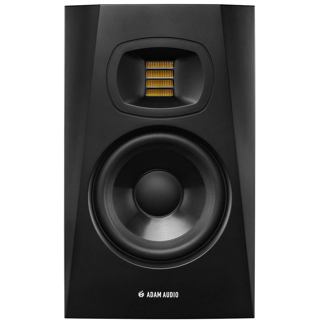 ADAM Audio T5V Studiomonitor für Aufnahmen, Mischungen und Mastering in Studioqualität, Schwarz, T5V
