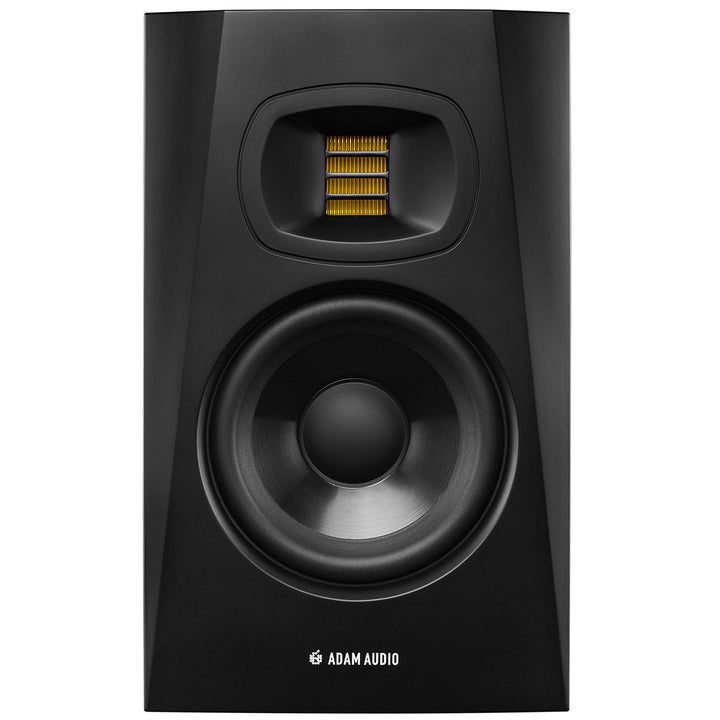 ADAM Audio T5V Studiomonitor für Aufnahmen, Mischungen und Mastering in Studioqualität, Schwarz, T5V