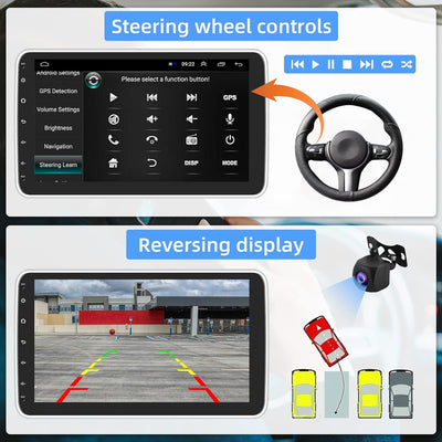 Android Autoradio 1 Din Wireless Carplay Android Auto 10 Zoll Bildschirm Vertikal Gedrehter Touchscr