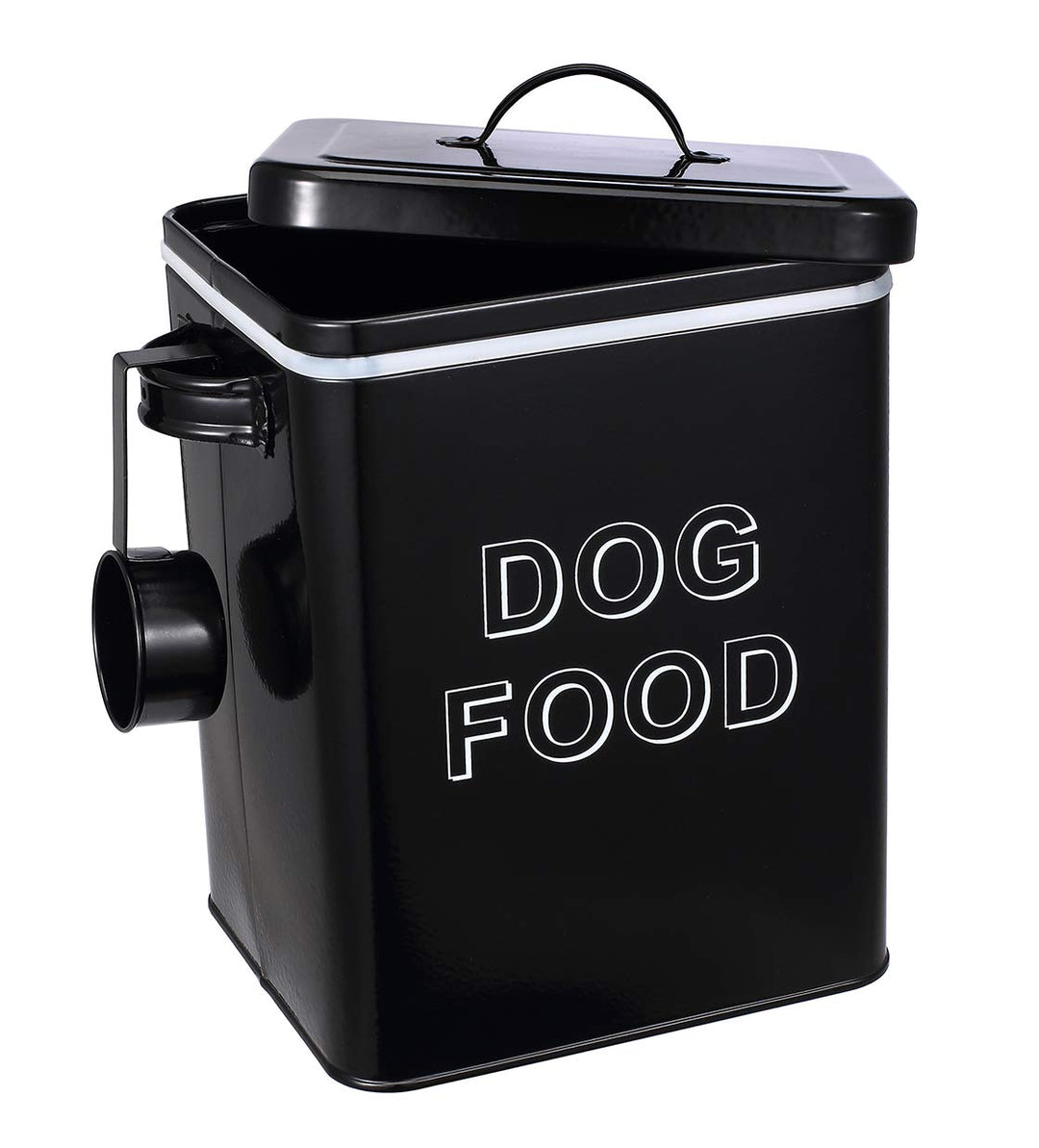 Pethiy Hundefutter hundeleckerli aufbewahrung Box, 6.5 Liter Metall hundefutter Box Aufbewahrungdose