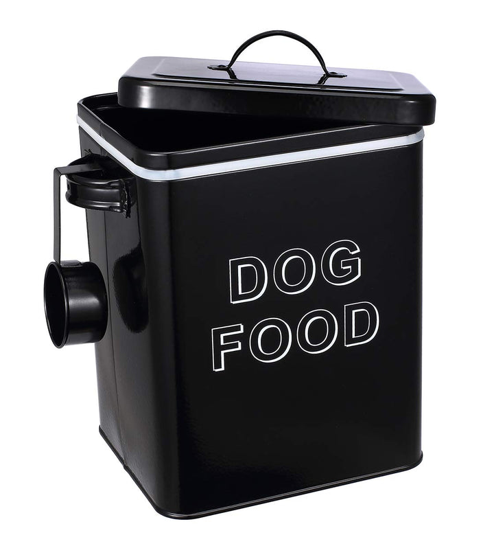 Pethiy Hundefutter hundeleckerli aufbewahrung Box, 6.5 Liter Metall hundefutter Box Aufbewahrungdose
