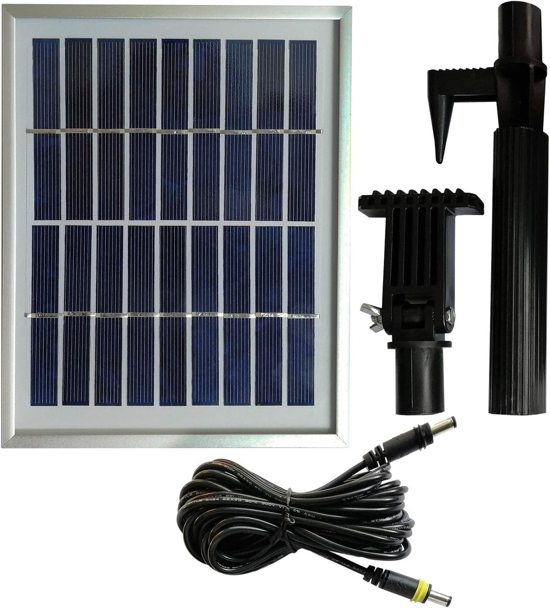 AMUR Solar GARTENBRUNNEN Bachlauf QUELLBACH II mit LED-Licht/Hybrid-System, 230V ZIERBRUNNEN VOGELBA