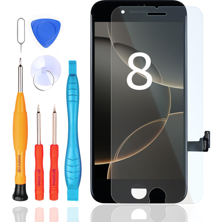 LL TRADER Display für iPhone 8 LCD 4,7 Zoll FHD Ersatz 3D Touch Digitizer Assembly und Reparaturset