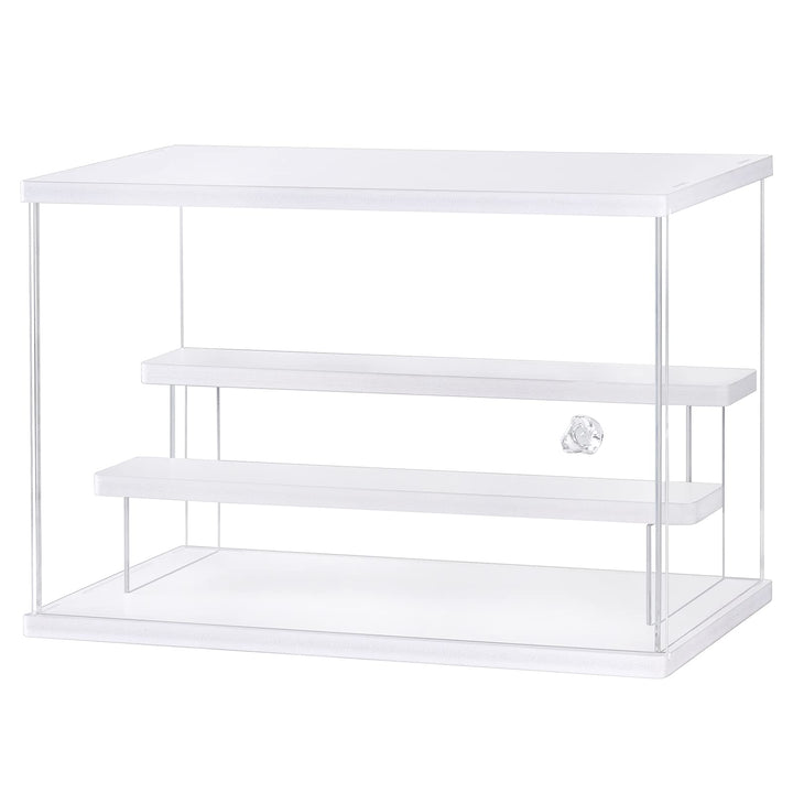 LileZbox Acryl-Display-Feld, Transparentes Display-Feld mit Anzeigeständer(31.5x18x21.8 cm 12.5 X 7