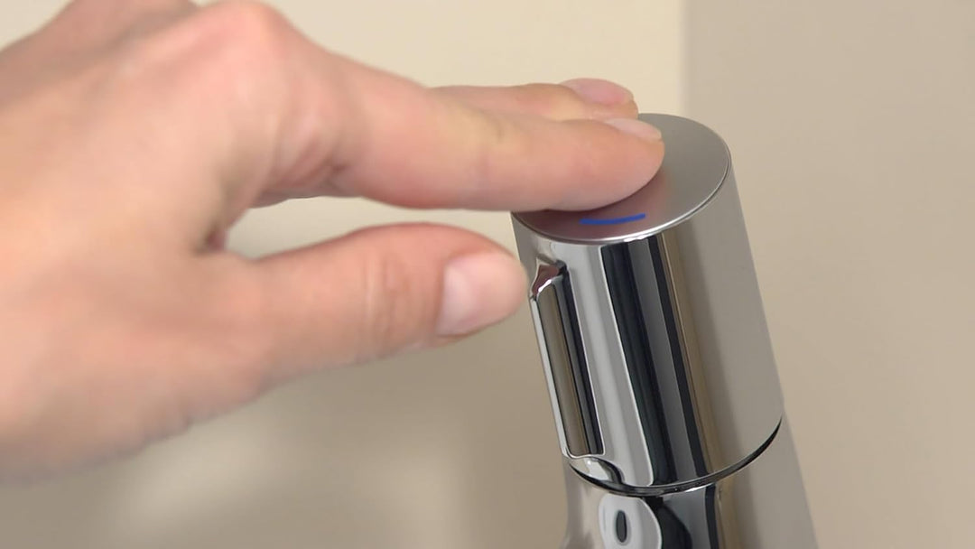 hansgrohe Wasserhahn Talis Select S (Armatur mit Auslauf Höhe 80mm und Zugstangen-Ablaufgarnitur) Ch