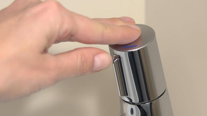 hansgrohe Wasserhahn Talis Select S (Armatur mit Auslauf Höhe 80mm und Zugstangen-Ablaufgarnitur) Ch