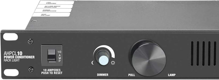 Adam Hall 19" Parts PCL 10 - Power Conditioner mit Rack-Beleuchtung, Schwarz