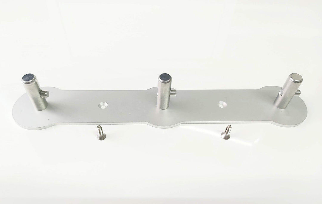 HL-Perfektion-in-Edelstahl Für KitchenAid kompatibel 3er Halterung für Flachrührer Knethaken Schneeb