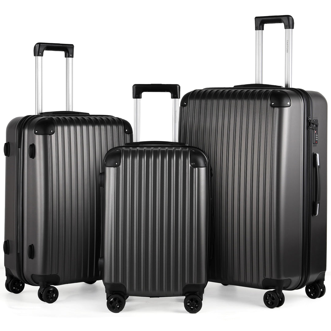 TANTOMI Kofferset 3 teilig hartschale, reisekoffer mit Rollen gross, gepäck-Sets, Koffer & trolleys,
