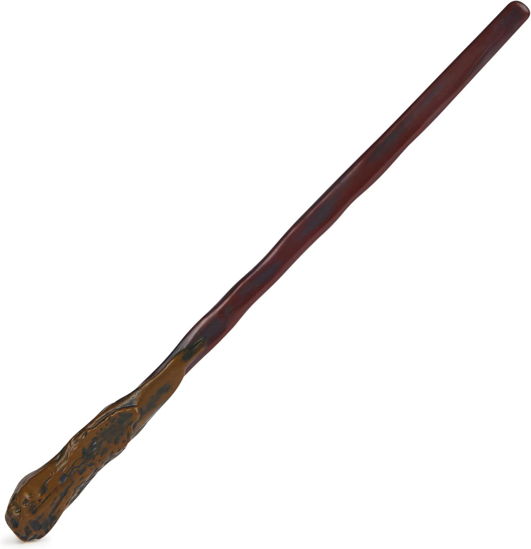 Wizarding World Harry Potter - Authentischer Ron Weasley Zauberstab aus Kunststoff mit Zauberspruch-