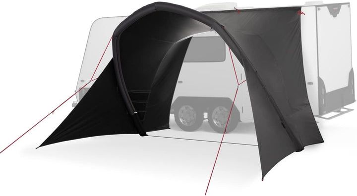 Air Motor Canopy Vorzelt aufblasbar mit UV-Schutz (UV80) & Dark-Coating - Busvorzelt passt für Bus,