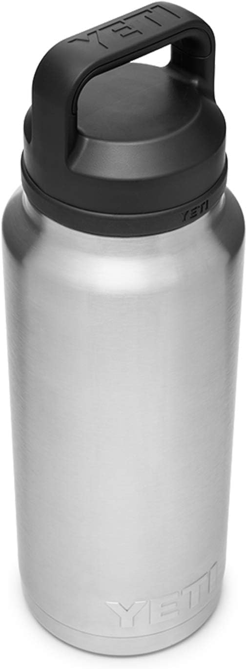 YETI Rambler Flasche Mit Chug-verschluss, Stainless Steel, 36oz (1065ml), Stainless Steel