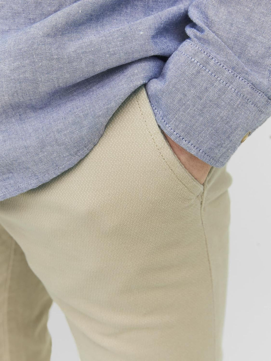 JACK &amp; JONES Herren Jpstmarco Fury Noos Male Chino Hose Slim Fit Chino Hose 32W / 34L Dune, 32W / 34