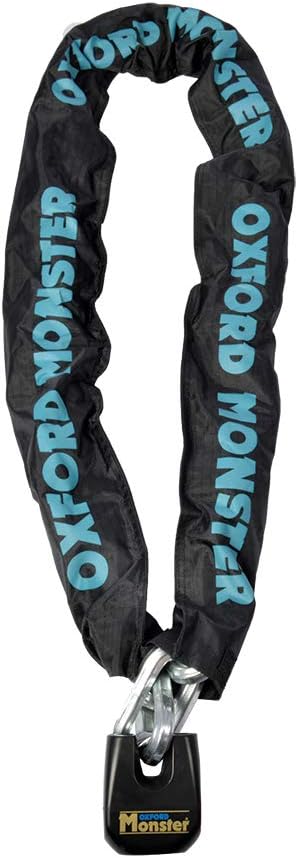 OF16 - Oxford Monster Chain & Lock 1.2m 1.2m Monster, 1.2m Monster