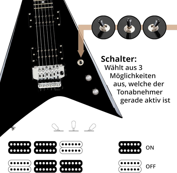 Rocktile Blade E-Gitarre Single, Single