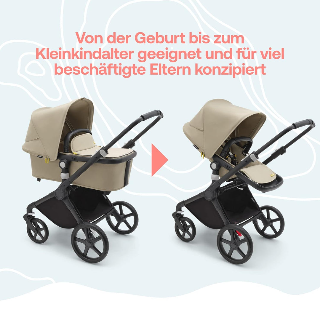 Bugaboo Fox Cub Kinderwagen für jedes Gelände, leichter und stabiler Kinderwagen, strapazierfähiges