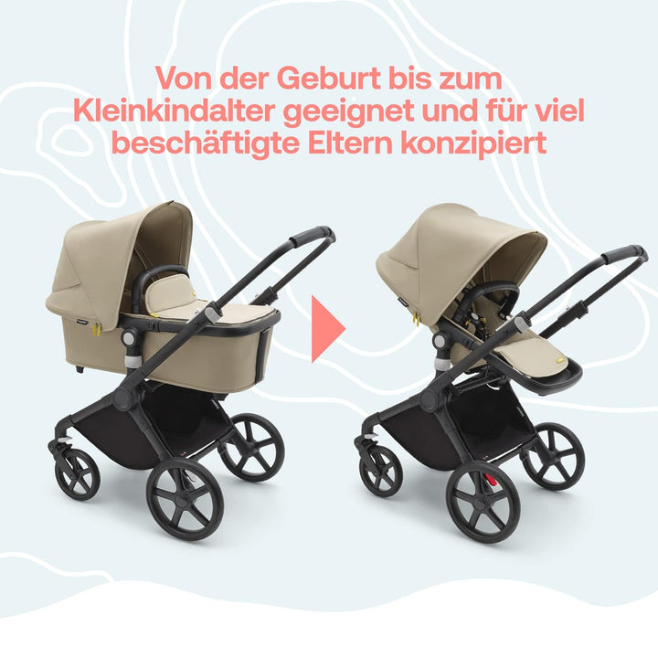 Bugaboo Fox Cub Kinderwagen für jedes Gelände, leichter und stabiler Kinderwagen, strapazierfähiges