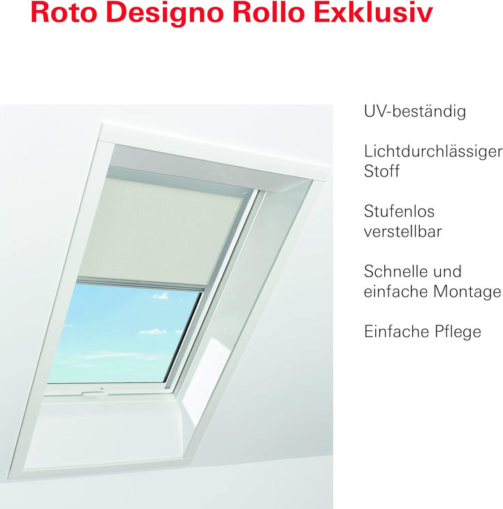 Original Roto Rollo Exclusiv ZRE für Roto Dachfenster Tageslichtrollo Führungsschiene Silber Für Rot