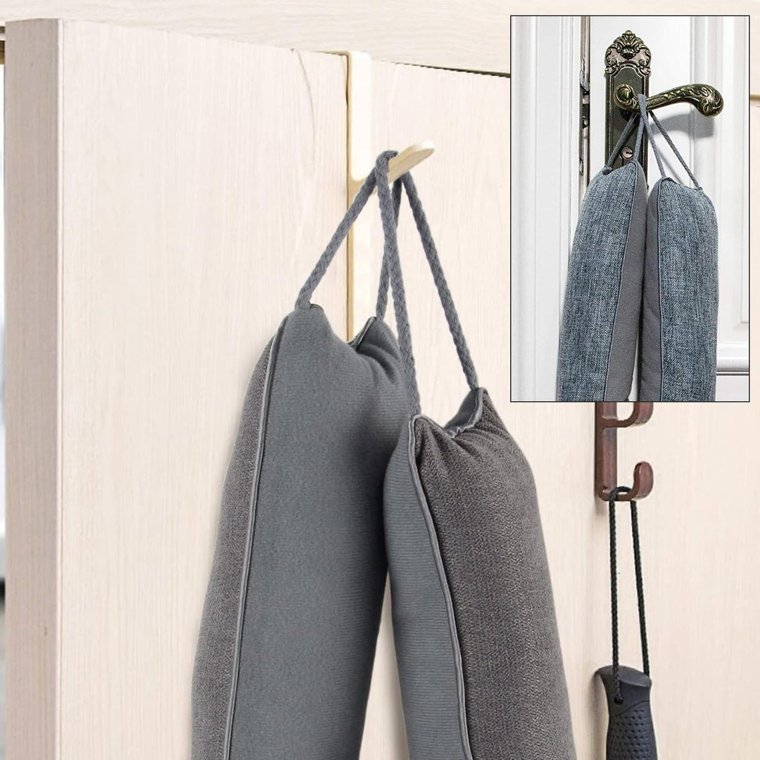 2 Stück Zugluftstopper Für Türen und Fenster 90cm - Tür Luftzugstopper - Waschbar - Energiesparend -