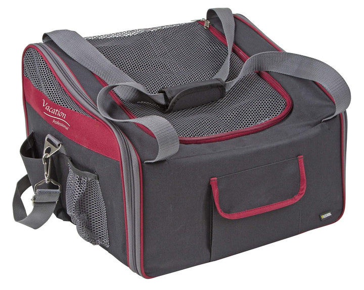 Kerbl 80594 Autositztasche Axion, 41 x 34 x 30 cm, schwarz/rot