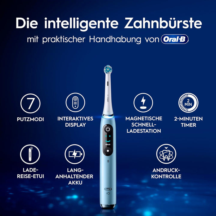 Oral-B iO Series 9 Luxe Edition Elektrische Zahnbürste/Electric Toothbrush, 7 Putzmodi, Zahnpflege,
