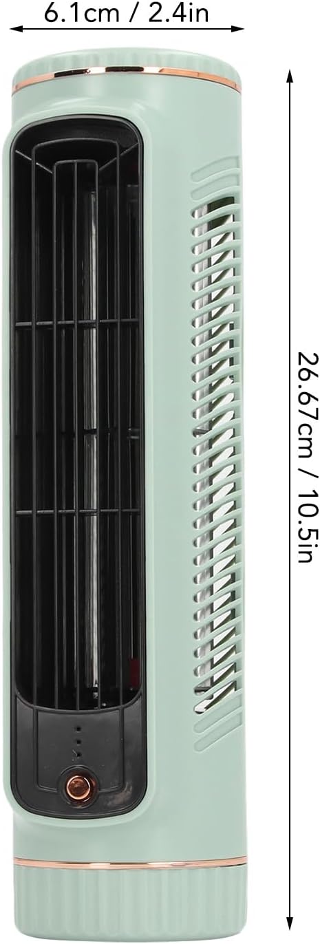 Yunir Turmventilator, Turmventilator für Schlafzimmer mit 3 Geschwindigkeiten, Leise, Tischventilato