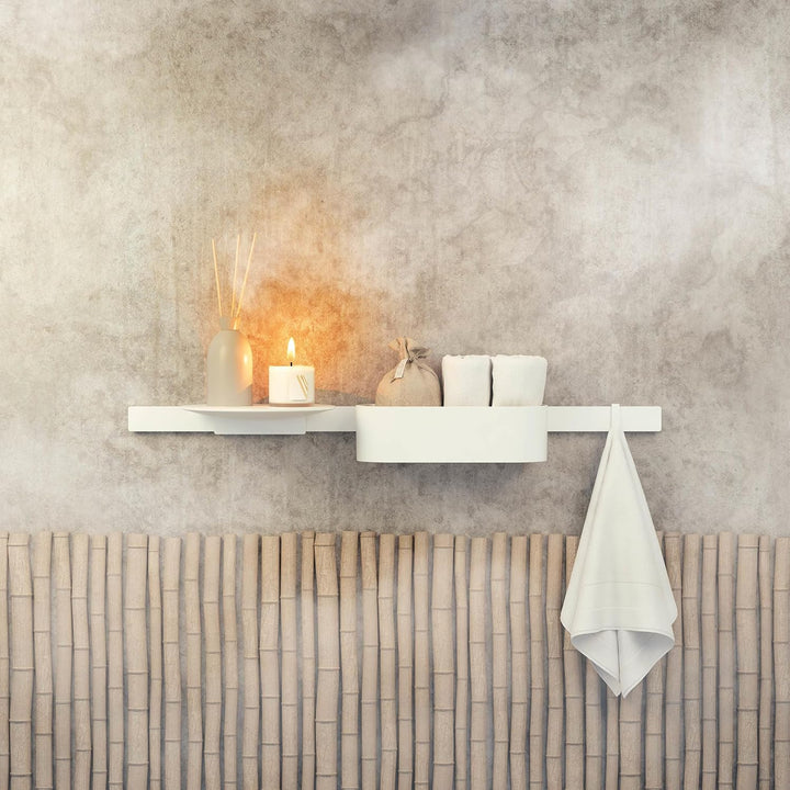 hansgrohe WallStrois - Ablagekorb, Duschablage, Duschkorb ohne bohren, Badezimmer Zubehör, Bad Acces