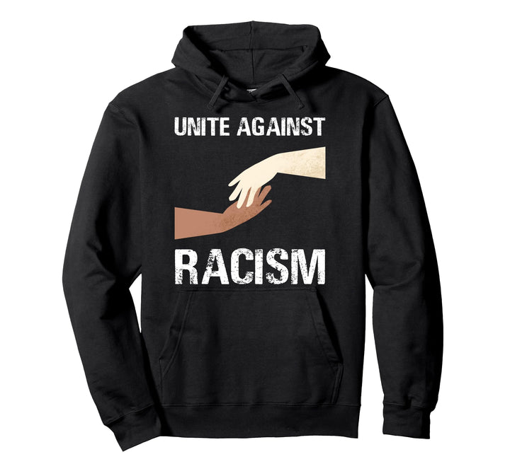 Vereint gegen Rassismus Religion Identität Schwarz Rassismus Pullover Hoodie