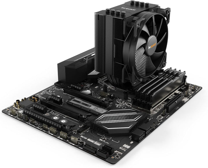 be quiet! Pure Rock CPU-Kühler, 120 mm PWM-Lüfter, passend für Intel und AMD Sockel, DREI Jahre Abde