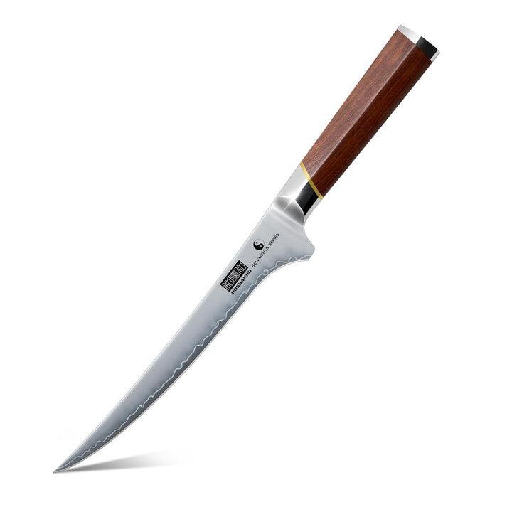 HOSHANHO Filetiermesser 7 Zoll, professionelles Ausbeinmesser aus japanischem Superstahl zum Schneid