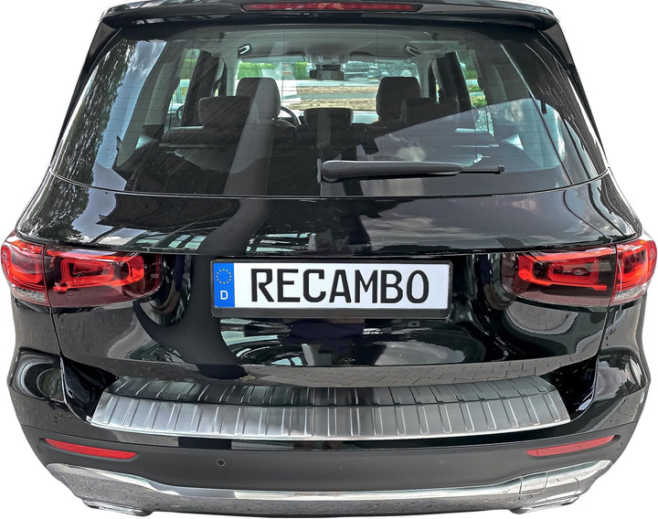 Ladekantenschutz Edelstahl MATT kompatibel für Mercedes GLB | Typ X247 | BJ ab 2019> | premium Quali