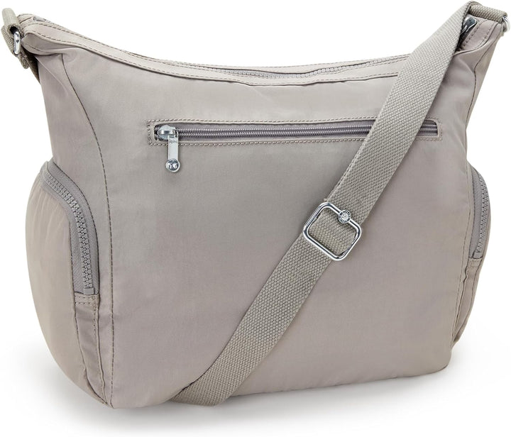 Kipling Damen Gabbie Crossbody, Grey Grau, 35.5x30x18.5 cm (B x H T) EU Einheitsgrösse Grey Gris, Ei