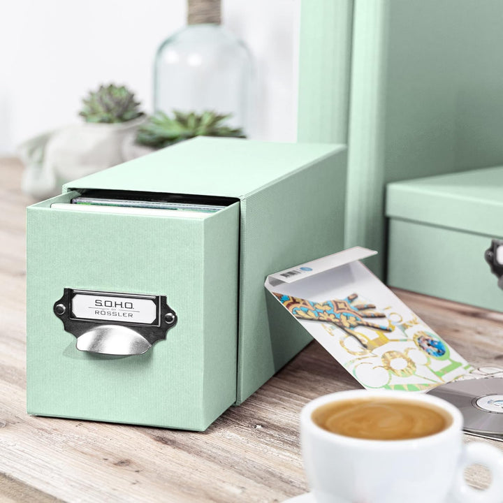 Rössler SOHO CD-Schubladenbox | Schubladen-Aufbewahrungsbox | Organizer mit Schublade | Storage Box