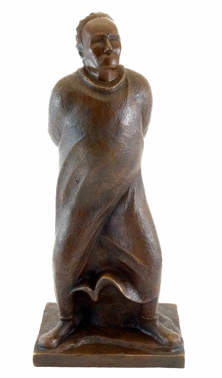 Kunst & Ambiente - Der Spaziergänger - 1912 - Ernst Barlach Skulptur - signiert - Bronzestatue - Fig