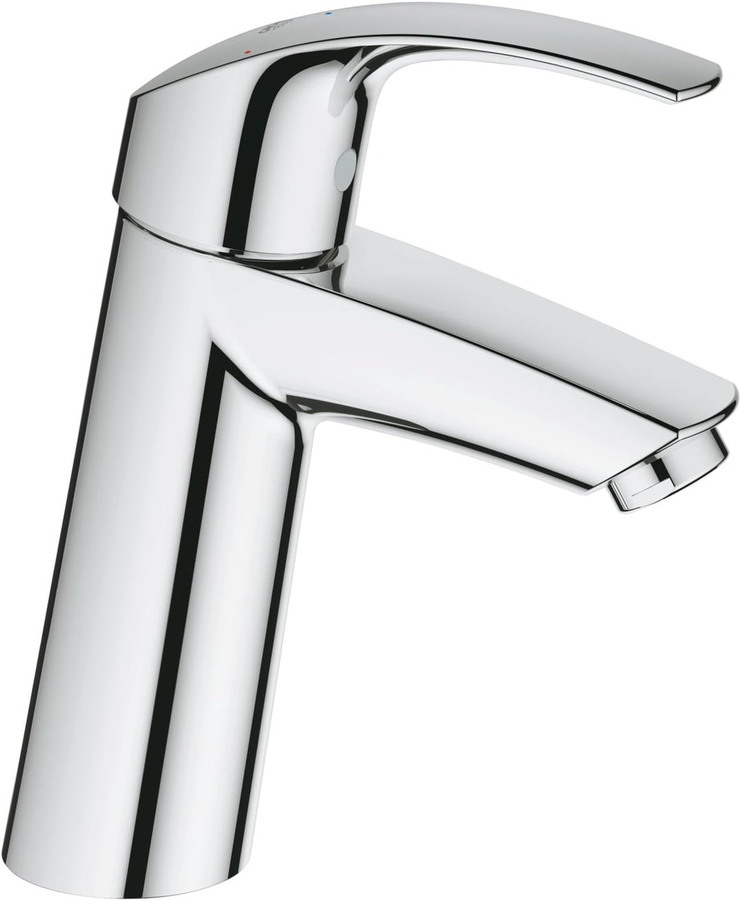 GROHE Eurosmart | Badarmatur - Waschtischarmatur | glatter Körper, M-Size | 2339510E, Silber M glatt